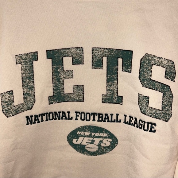 ✈️🏈🏟️ New York Jets Stadium Marquee NFL Football Pullover Sweater 🏟️🏈✈️ - Picture 3 of 11